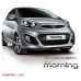 mobis projection led headlights for kia morning 2011-13